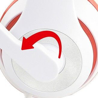 Gembird MHS-03-WTRD Stereo-Headset Weiß/Rot