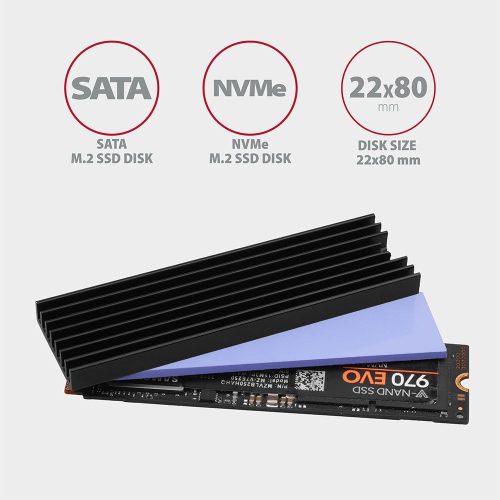 AXAGON CLR-M2L6 Kühlkörper für M.2 SSD