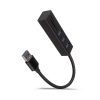 AXAGON HMA-CR3A USB3.2 Multiport-Hub 3-Port + SD/microSD Metall