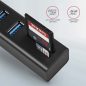   AXAGON HMA-CR3A USB3.2 Multiport-Hub 3-Port + SD/microSD Metall