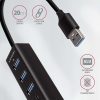 AXAGON HMA-CR3A USB3.2 Multiport-Hub 3-Port + SD/microSD Metall