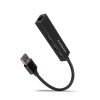 AXAGON HMA-GL3A USB3.2 Multiport-Hub 3-Port + LAN Metall Schwarz