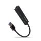 AXAGON HMA-GL3A USB3.2 Multiport-Hub 3-Port + LAN Metall Schwarz