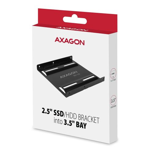 AXAGON RHD-125B 2,5" SSD/HDD-Halterung in 3,5"-Schacht Schwarz