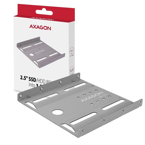 AXAGON RHD-125S 2,5" SSD/HDD Halterung in 3,5"-Schacht Silber
