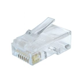   Gembird RJ45/LC-8P8C-002/10 Modulstecker 8P8C für massives CAT6 LAN-Kabel UTP 10 Stück pro Beutel