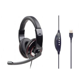 Gembird MHS-U-001 Headset Glänzend Schwarz