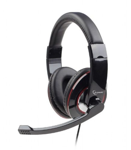 Gembird MHS-U-001 Headset Glänzend Schwarz