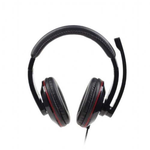 Gembird MHS-U-001 Headset Glänzend Schwarz