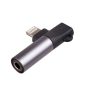   Akyga AK-AD-63 Lightning / Lightning / Jack 3.5mm Adapter Schwarz