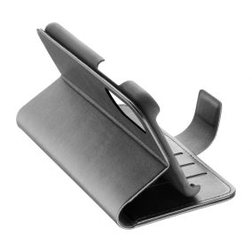   Cellularline Book Agenda 2 Buchhülle für Apple iPhone 12 Pro Max, schwarz