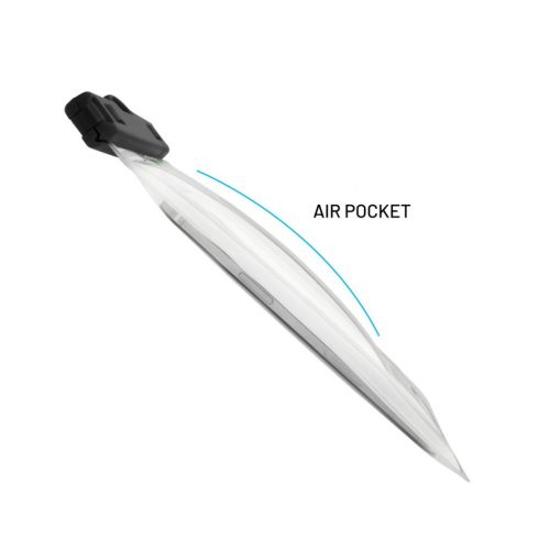 FIXED Unterwasserschutzhülle, wasserdicht, schneefest Fix, Universal, IPX8, Transparent/Schwarz