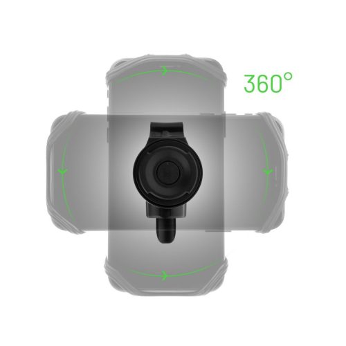 FIXED Bikee 2 Silikon Handyhalter für das Fahrrad, Schwarz