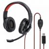 Hama HS-USB400 PC Headset Schwarz