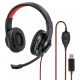 Hama HS-USB400 PC Headset Schwarz