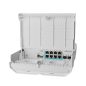 Mikrotik netPower Lite 7R Outdoor Switch Silber