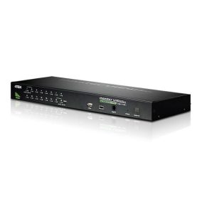   ATEN CS1716A 16-Port PS/2-USB VGA KVM Switch mit Daisy-Chain-Port und USB-Peripherieunterstützung