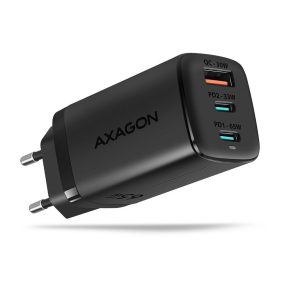AXAGON ACU-DPQ65 QC4 + USB-C PD Wandladegerät Schwarz