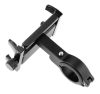 FIXED Fahrrad Aluminium Telefonhalterung für Fahrrad, Schwarz