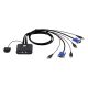 ATEN CS22U KVM Switch/kabel USB 2PC