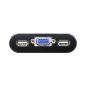 ATEN CS22U KVM Switch/kabel USB 2PC