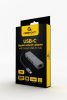 Gembird USB-C Gigabit-Netzwerkadapter mit 3-Port USB 3.1 Hub Grau