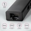 AXAGON HMC-GL3A SuperSpeed USB-C hub + Gigabit LAN Black