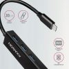 AXAGON HMC-GL3A SuperSpeed USB-C hub + Gigabit LAN Black