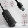 AXAGON HUE-M1AL SuperSpeed USB-A Mini Hub 4-Portos USB3.2 HUB Metall schwarz
