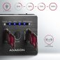   AXAGON ADSA-M2C SuperSpeed USB-C 10 Gbps Dual NVMe M.2 SSD Clone Master Dock