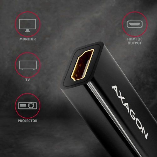 AXAGON RVD-HI14N DisplayPort zu HDMI aktiver Adapter 4K@30Hz