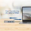 ACT AC7055 USB-C Hub 3-Port mit Gigabit Ethernet Grau