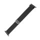 FIXED Armband mit Edelstahlnetz für Apple Watch 42/44mm, Schwarz
