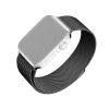 FIXED Armband mit Edelstahlnetz für Apple Watch 42/44mm, Schwarz