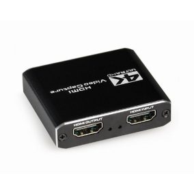 Gembird USB HDMI Grabber 4K pass-through HDMI Black