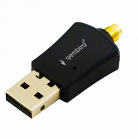   Gembird WNP-UA300P-02 High Power USB WiFi Adapter 300 Mbps Schwarz
