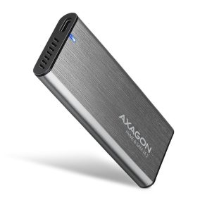   AXAGON EEM2-SG2 SuperSpeed+ USB-C - M.2 NVMe & SATA SSD RAW Box Grau