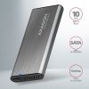 AXAGON EEM2-SG2 SuperSpeed+ USB-C - M.2 NVMe & SATA SSD RAW Box Grau