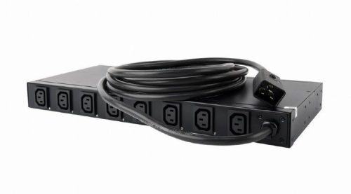Gembird EG-PDU-007 Pro-Outlet-Messsteckdosenleiste Schwarz