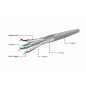 Gembird CAT6A S-FTP Installation Cable 305m Grey