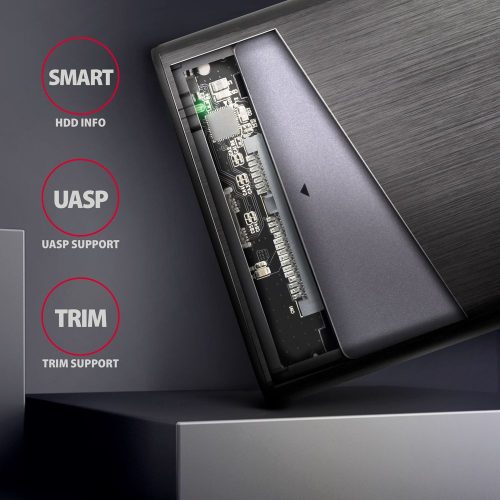 AXAGON EE25-A6M USB3.2 RAW Box Schwarz