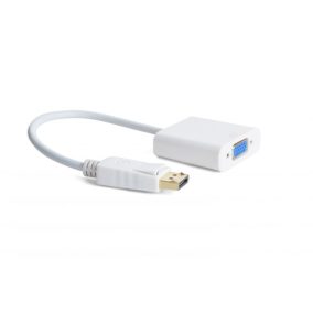 Gembird DisplayPort auf VGA M/F Adapter 0,2m Weiß