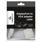 Gembird DisplayPort auf VGA M/F Adapter 0,2m Weiß