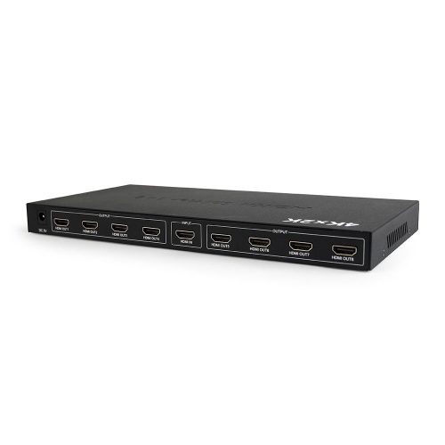 Gembird DSP-8PH4-03 HDMI Splitter 8 Anschlüsse Schwarz