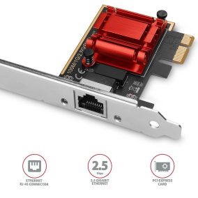 AXAGON PCEE-G25 PCIe 2,5 Gigabit Ethernet