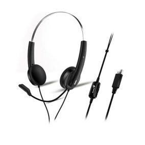 Genius HS-220U Headset Schwarz