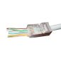   Gembird RJ45/LC-PTF-01/100 Modulstecker 8P8C für massives Universal-LAN-Kabel FTP 100 Stück pro Beutel
