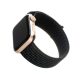 FIXED Nylon Armband für Apple Watch 42/44/45mm, Schwarz