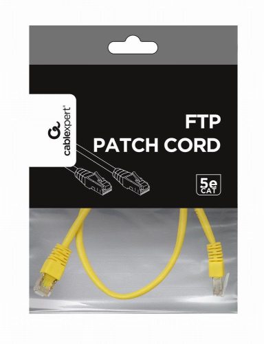 Gembird CAT5e F-UTP Patch-Kabel 0,5m Gelb
