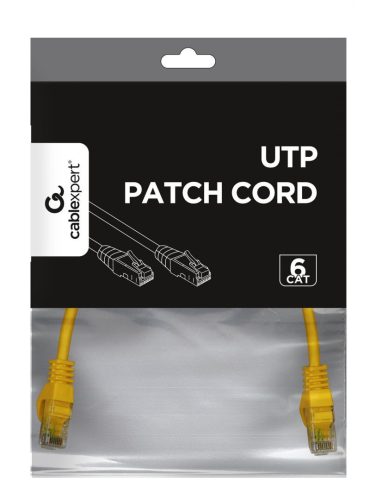 Gembird CAT6 U-UTP Patch Kabel 0,25m Gelb